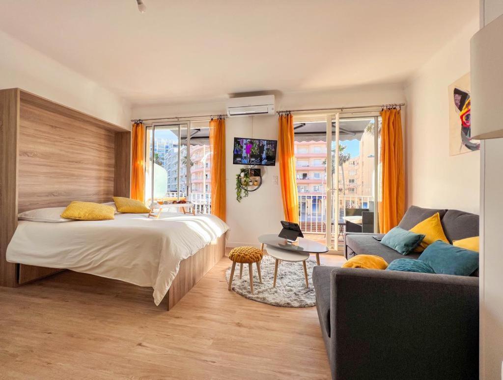 Appartement Vue Mer Parking Prive Place Med カネ エクステリア 写真